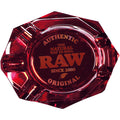 POSACENERE VETRO RAW RUBY