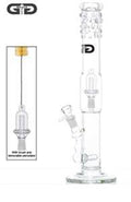 BONG CRYSTAL CANE GRACE  VETRO BOROSILICATO H 44