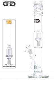 BONG CRYSTAL CANE GRACE  VETRO BOROSILICATO H 44