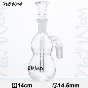 BONG NEW WAYS  DOPPIO FILTRO VETRO