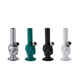 MINI SKULL BONG IN PLASTICA SATINATA