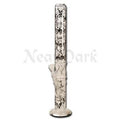 BONG ICE VETRO  BLACK LEAF SKULL H 65cm Ø 65MM