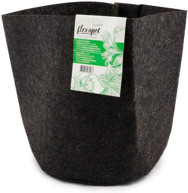 Vaso in Tessuto Geotessile per coltivazione Flexapot® Grigio 2 GAL (7,6L)