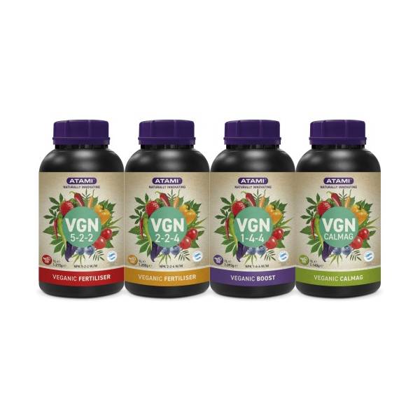 Atami - Kit VGN Veganic Fertilizer 4-pack