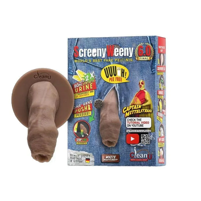 PENE FINTO PER URINE SCREENY WEENY NON CIRCONCISO 6.0