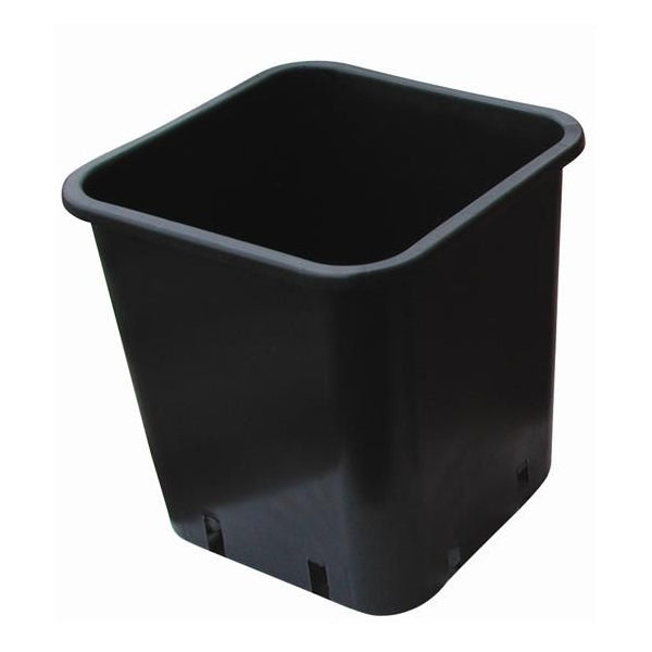 Vaso quadro nero 6,5L - 18x18x23cm